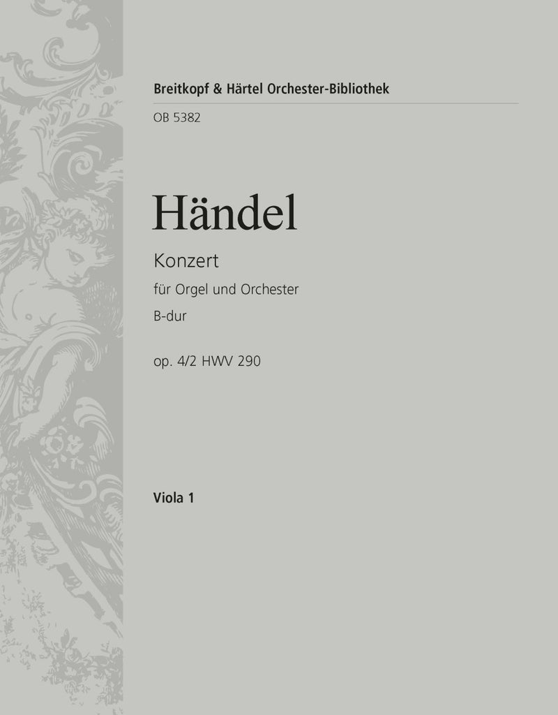 Organ Concerto (No. 2) in Bb major Op. 4/2 HWV 290 [viola part]