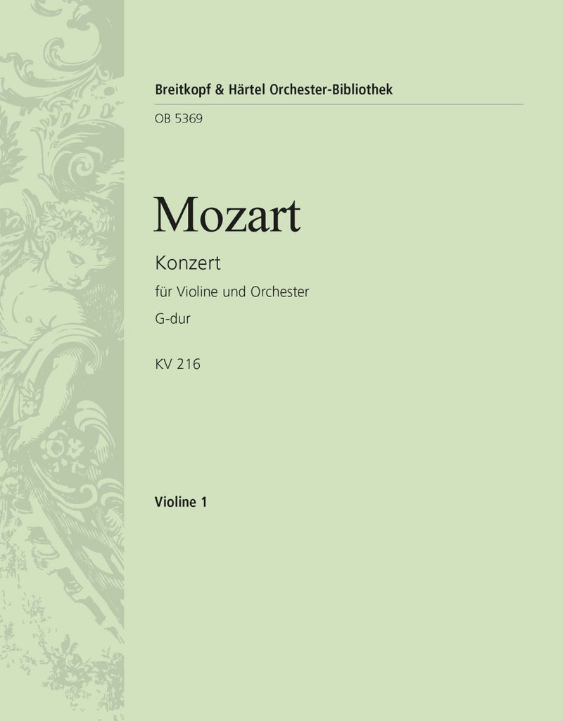 Violin Concerto [No. 3] in G major K. 216 [violin 1 part]