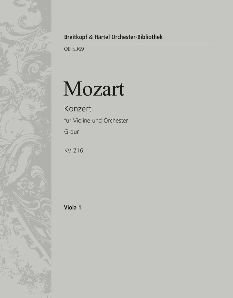 Violin Concerto [No. 3] in G major K. 216 [viola part]