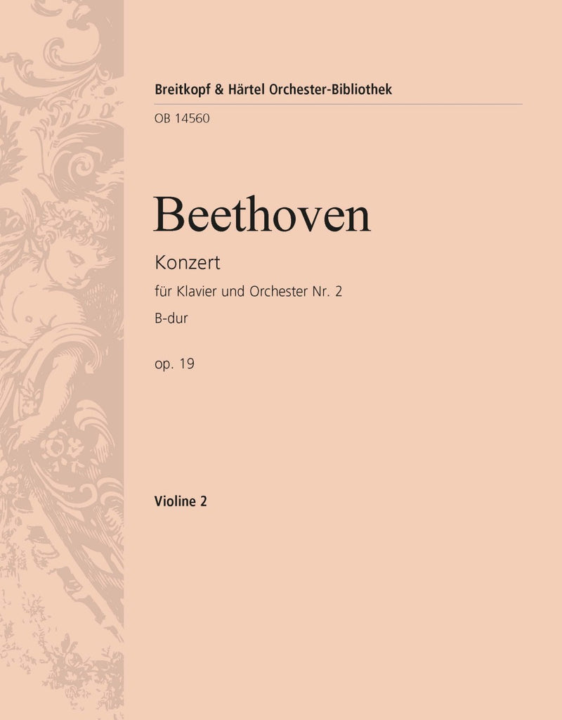 Piano Concerto No. 2 in Bb major Op.19 [violin 2 part]