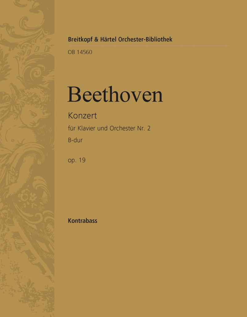 Piano Concerto No. 2 in Bb major Op.19 [double bass part]