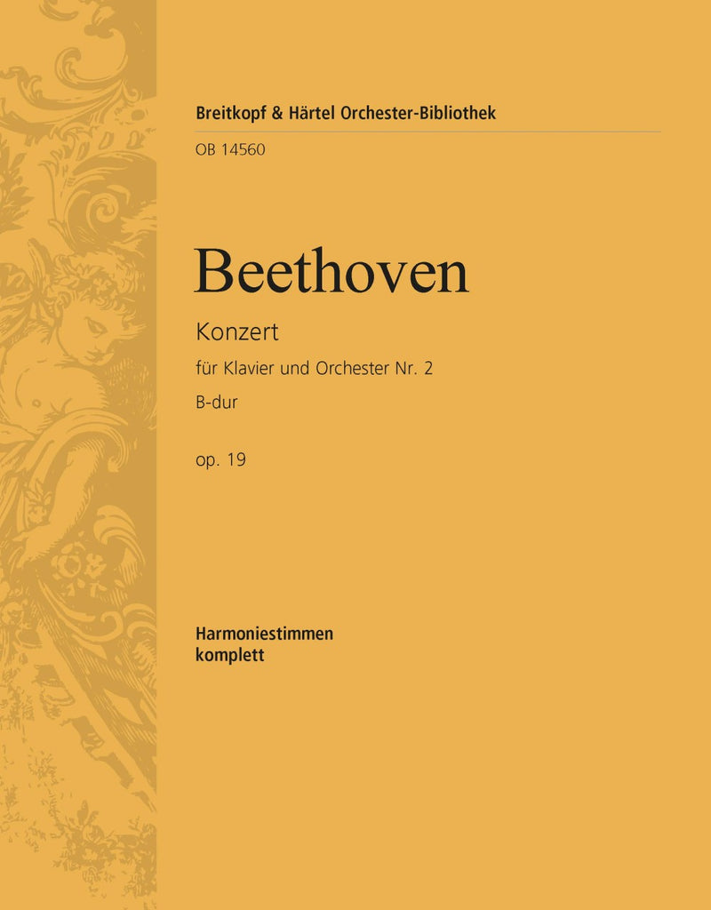 Piano Concerto No. 2 in Bb major Op.19 [wind parts]