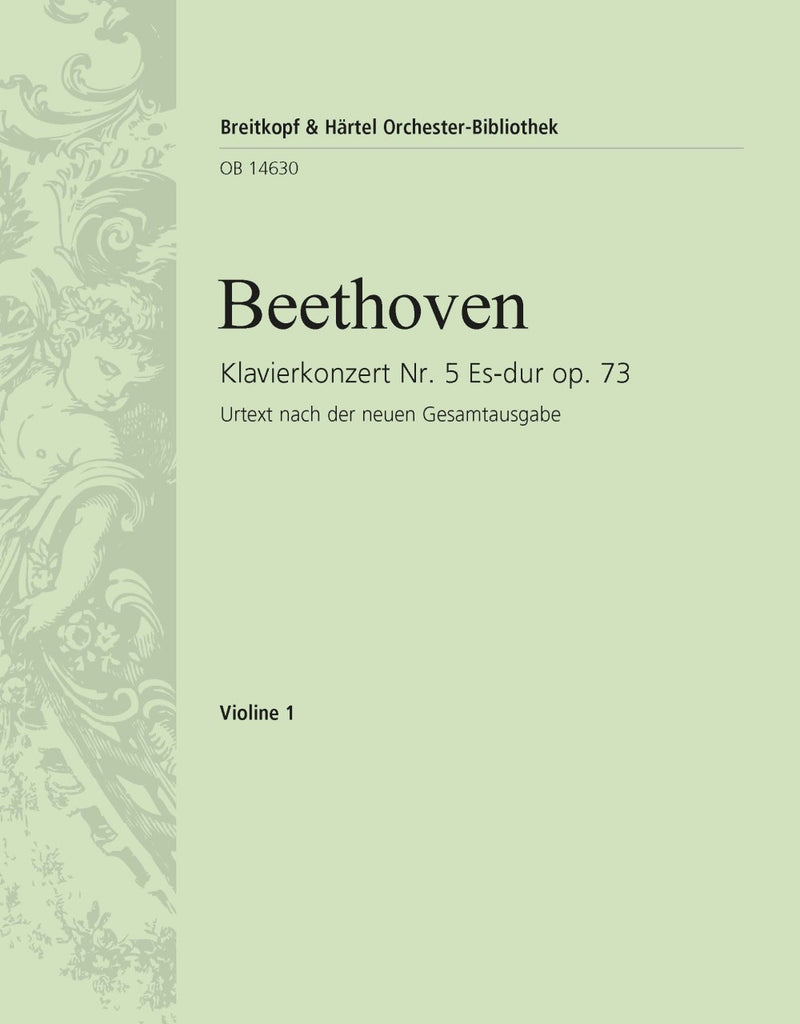 Piano Concerto No. 5 in Eb major Op. 73 [violin 1 part]