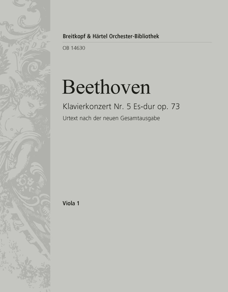 Piano Concerto No. 5 in Eb major Op. 73 [viola part]