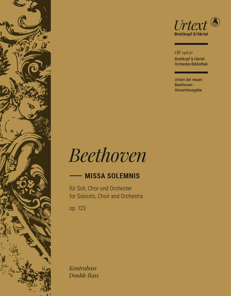 Missa Solemnis in D major Op. 123 [double bass part]