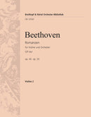 Romanzen für Violine und Orchestra, op. 40・op. 50 [violin 2 part]