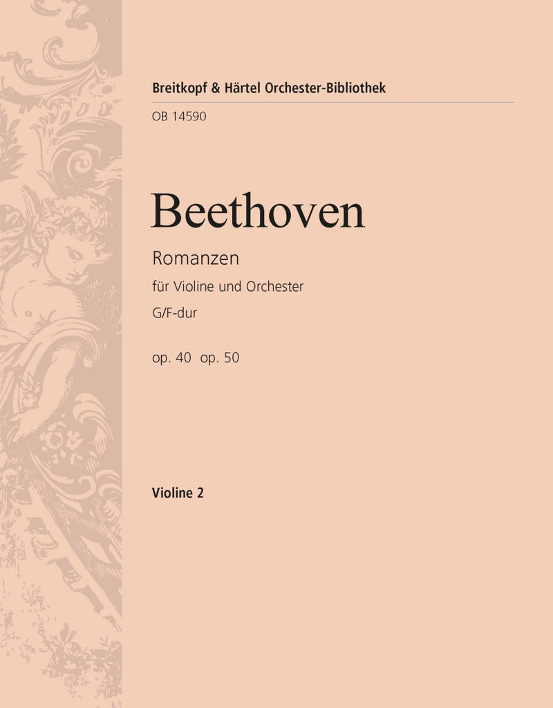 Romanzen für Violine und Orchestra, op. 40・op. 50 [violin 2 part]