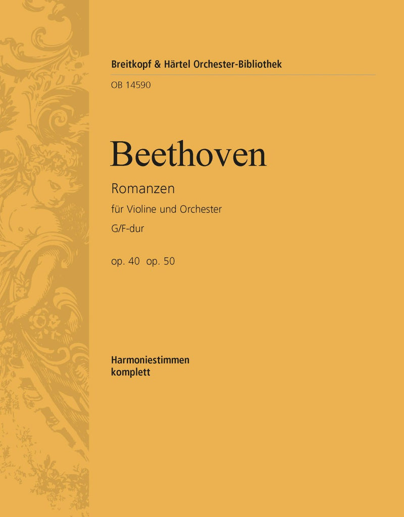 Romanzen für Violine und Orchestra, op. 40・op. 50 [wind parts]