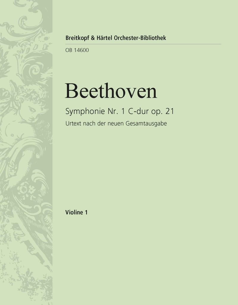 Symphony No. 1 in C major Op. 21 (Raab校訂） [violin 1 part]