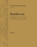 Symphony No. 1 in C major Op. 21 (Raab校訂） [violoncello part]