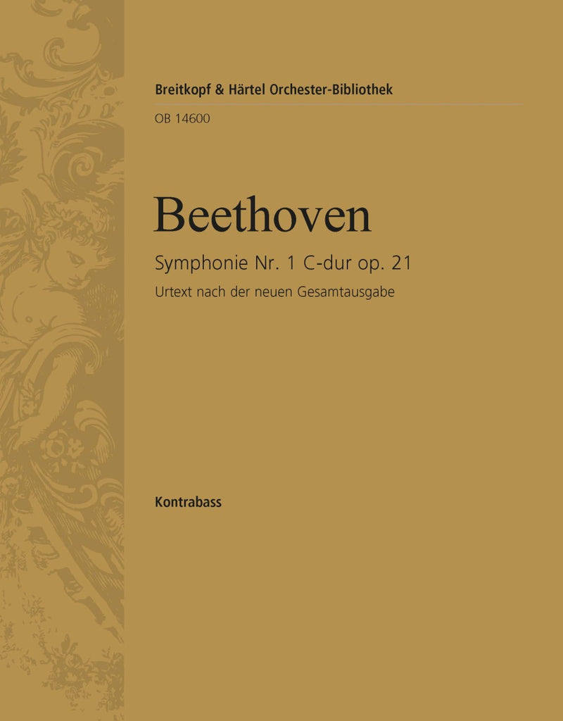 Symphony No. 1 in C major Op. 21 (Raab校訂） [double bass part]