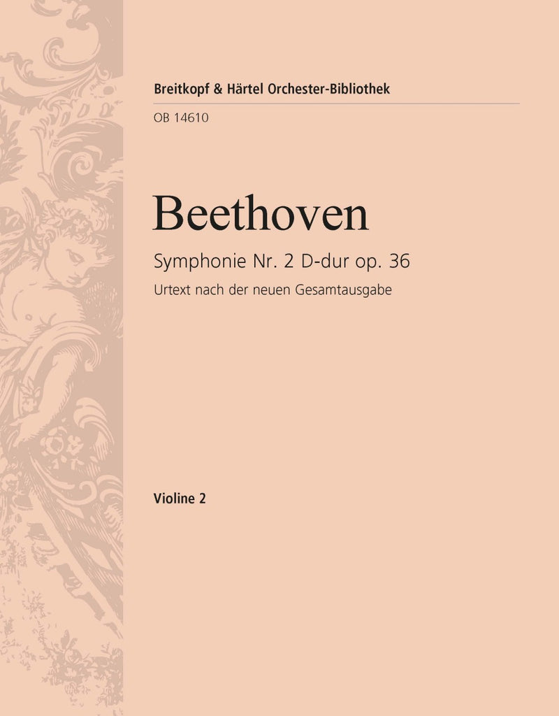 Symphony No. in 2 D major Op. 36 [violin 2 part]