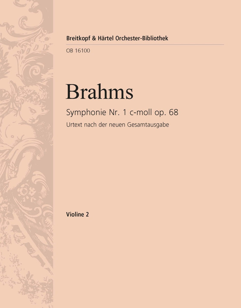 Symphony No. 1 in C minor Op. 68 [violin 2 part]