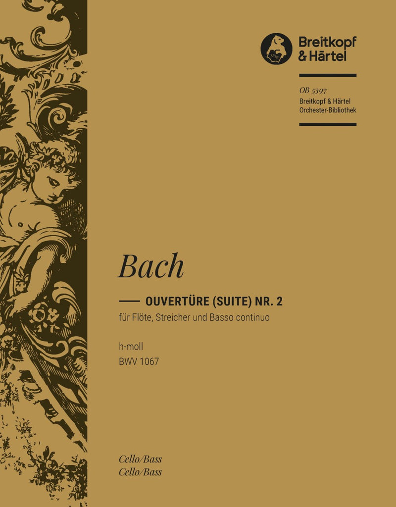 Overture (Suite) No. 2 in B minor BWV 1067 [basso (cello/double bass) part]