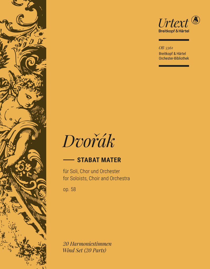 Stabat mater Op. 58 [wind parts]