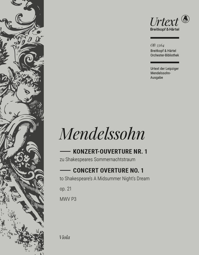 A Midsummer Night's Dream – Overture MWV P 3 Op. 21 [viola part]