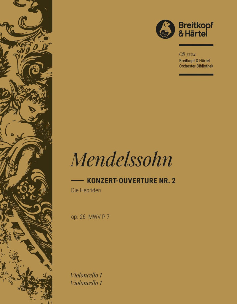 The Hebrides MWV P 7 Op. 26 – Concert Overture No. 2 [violoncello part]