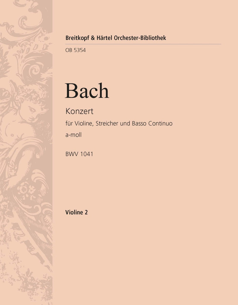 Violin Concerto in A minor BWV 1041 [violin 2 part]