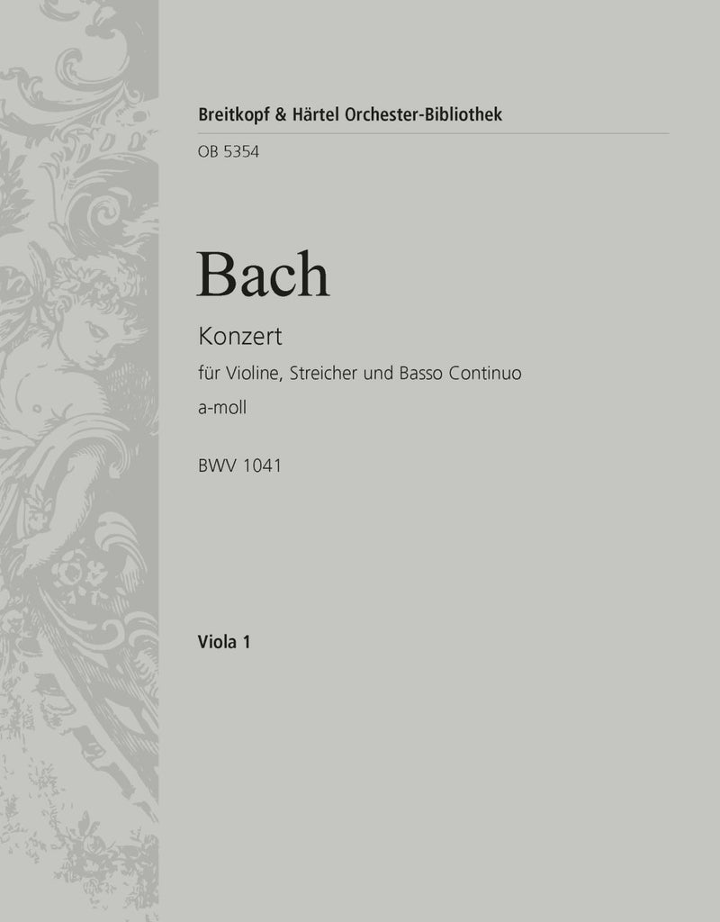 Violin Concerto in A minor BWV 1041 [viola part]