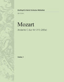 Andante in C major K. 315 (285e) [violin 1 part]