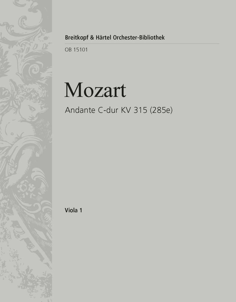 Andante in C major K. 315 (285e) [viola part]