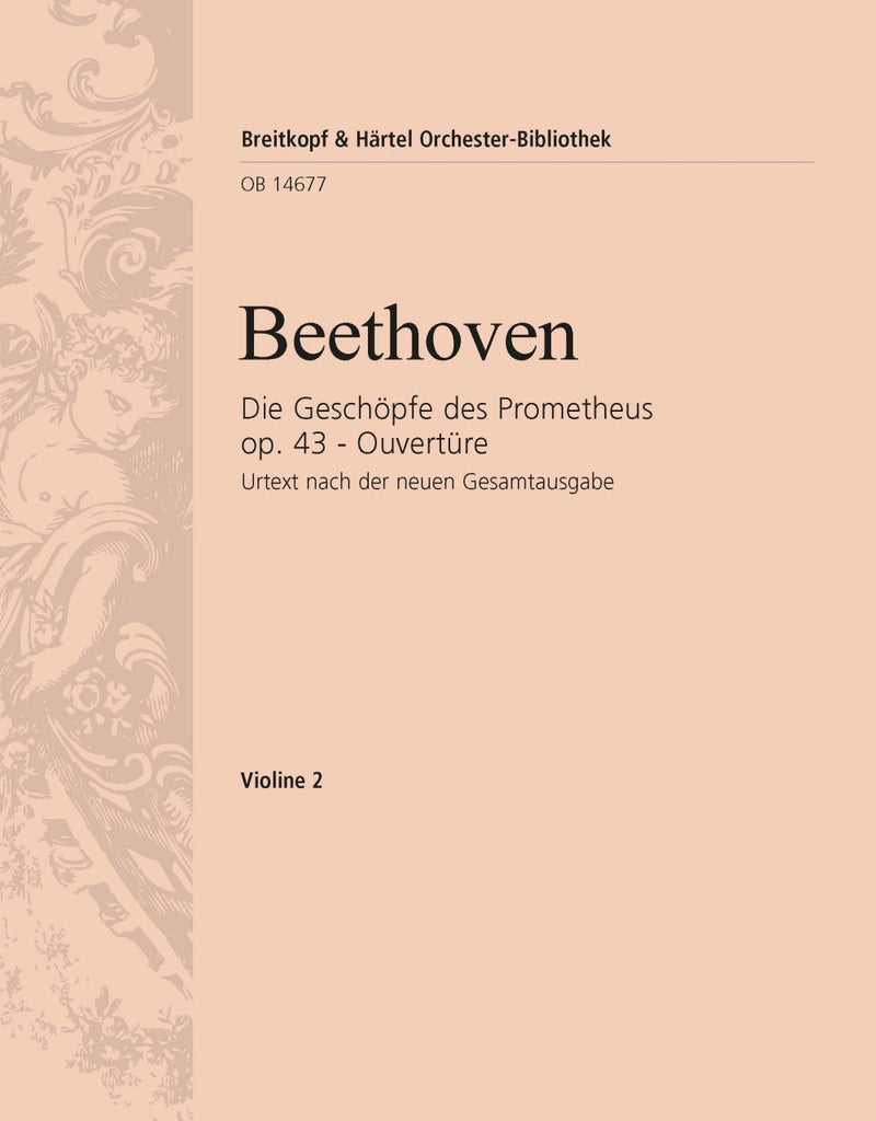 The Creatures of Prometheus Op. 43 – Overture [violin 2 part]