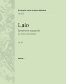 Symphonie espagnole Op. 21 [violin 1 part]