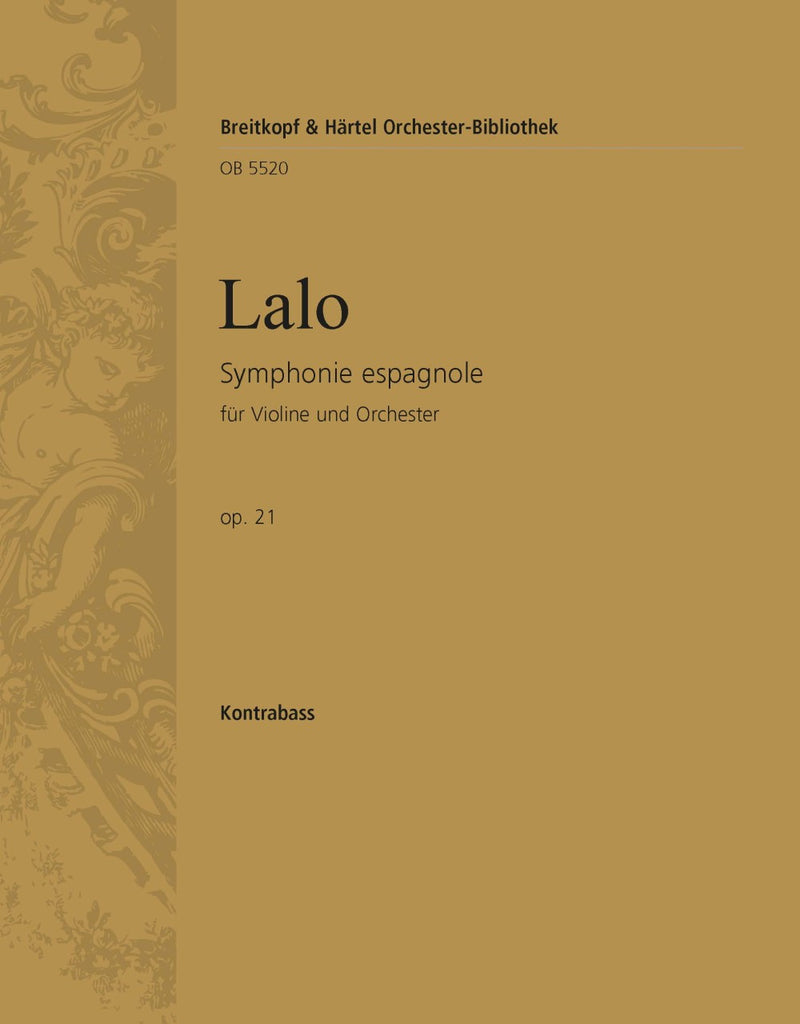 Symphonie espagnole Op. 21 [double bass part]