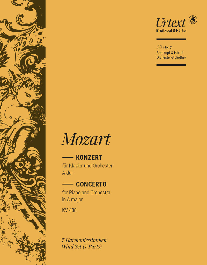 Piano Concerto [No. 23] in A major K. 488 [wind parts]