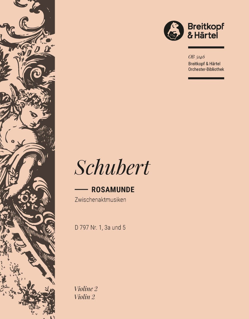 Rosamunde – Entr'actes D 797 Nos. 1, 3a and 5 [from Op. 26] [violin 2 part]