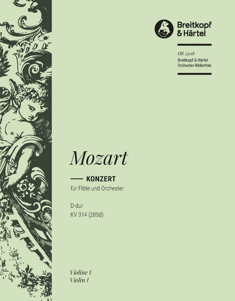 Flute Concerto [No. 2] in D major K. 314 (285d) [violin 1 part]