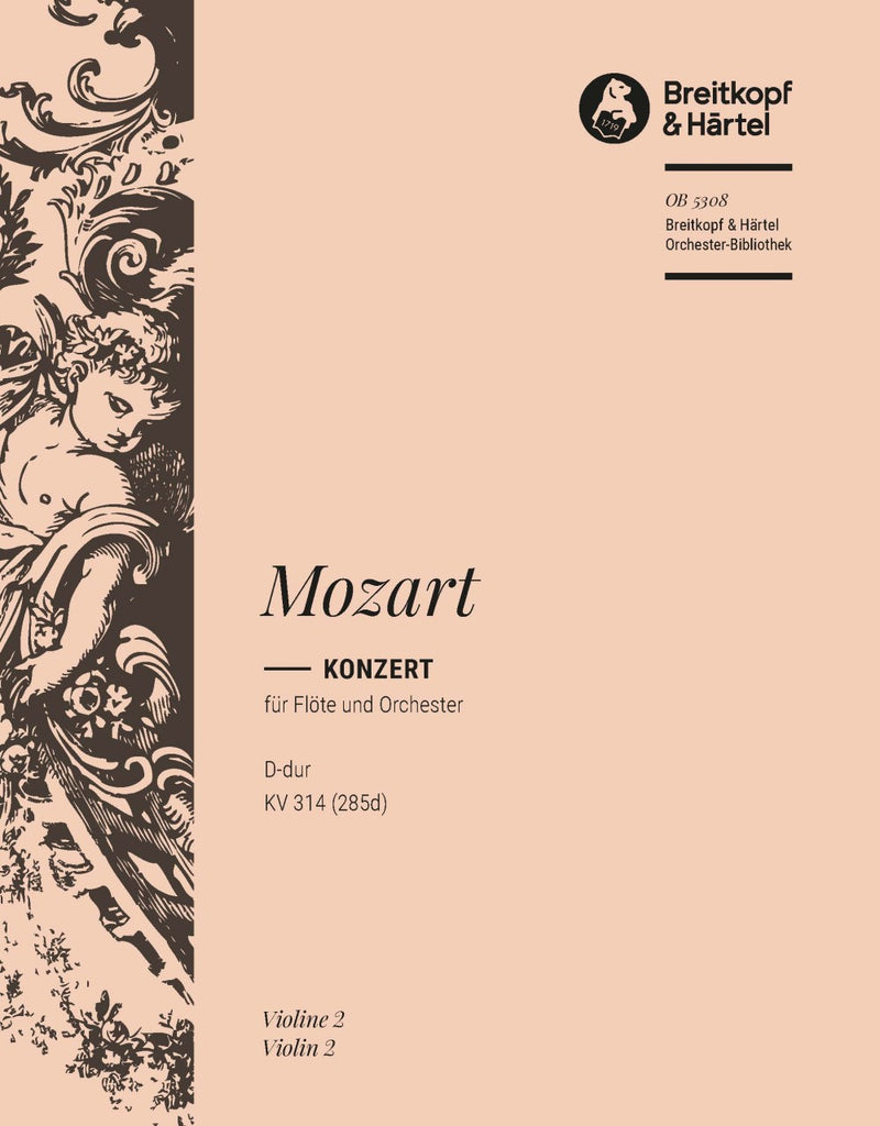Flute Concerto [No. 2] in D major K. 314 (285d) [violin 2 part]