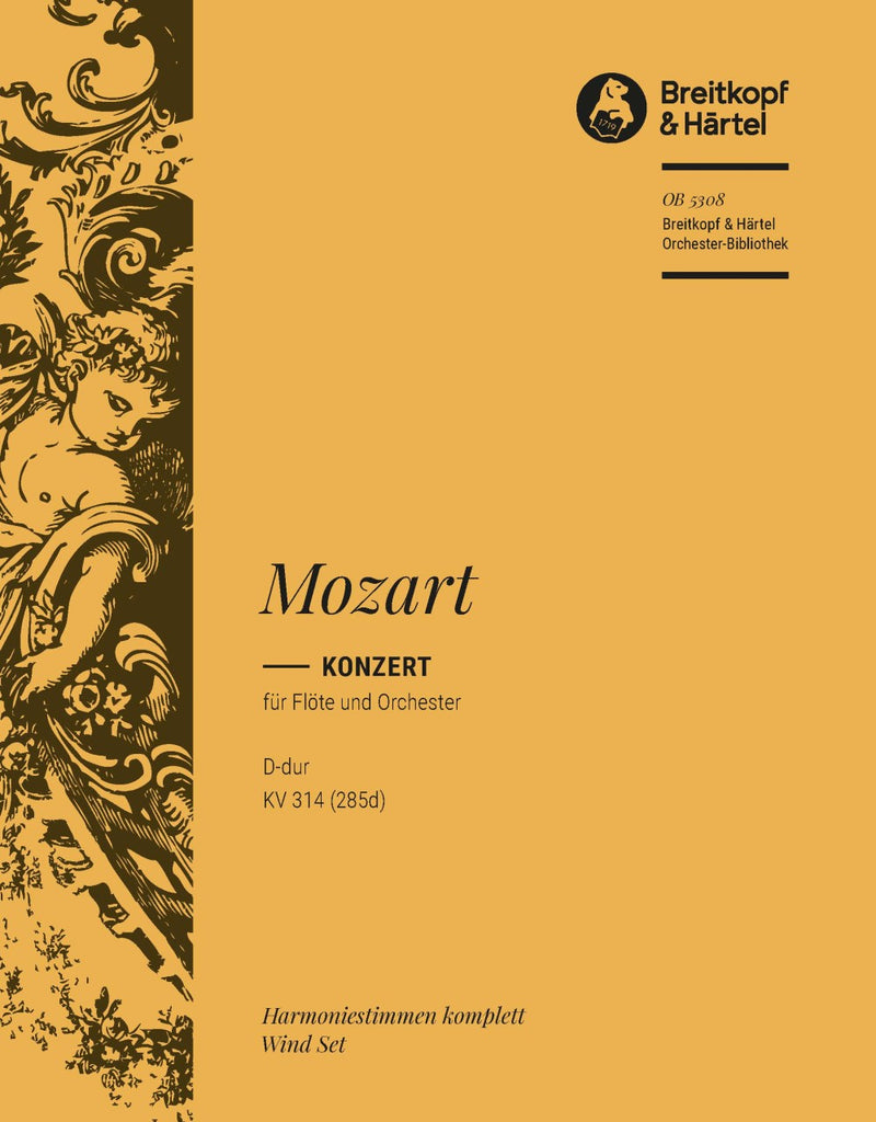 Flute Concerto [No. 2] in D major K. 314 (285d) [wind parts]