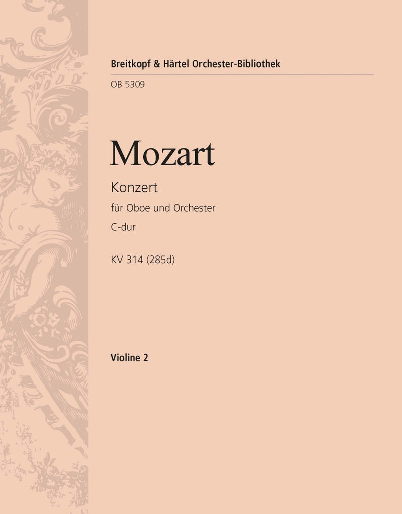 Oboe Concerto in C major K. 314 (285d) [violin 2 part]