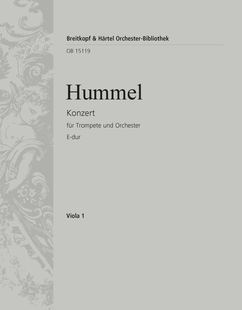 Trumpet Concerto in E major [viola part]
