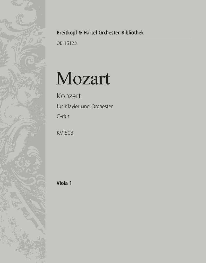 Piano Concerto [No. 25] in C major K. 503 [viola part]