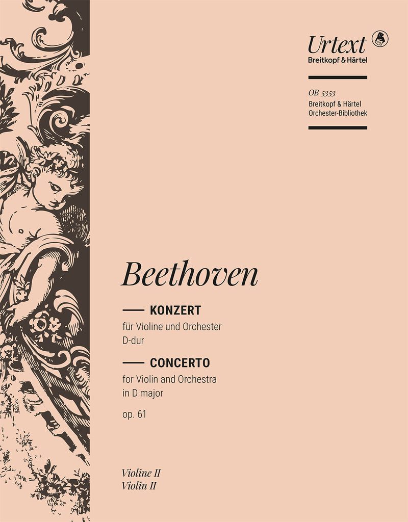Violin Concerto in D major Op. 61 (Brown校訂） [violin 2 part]