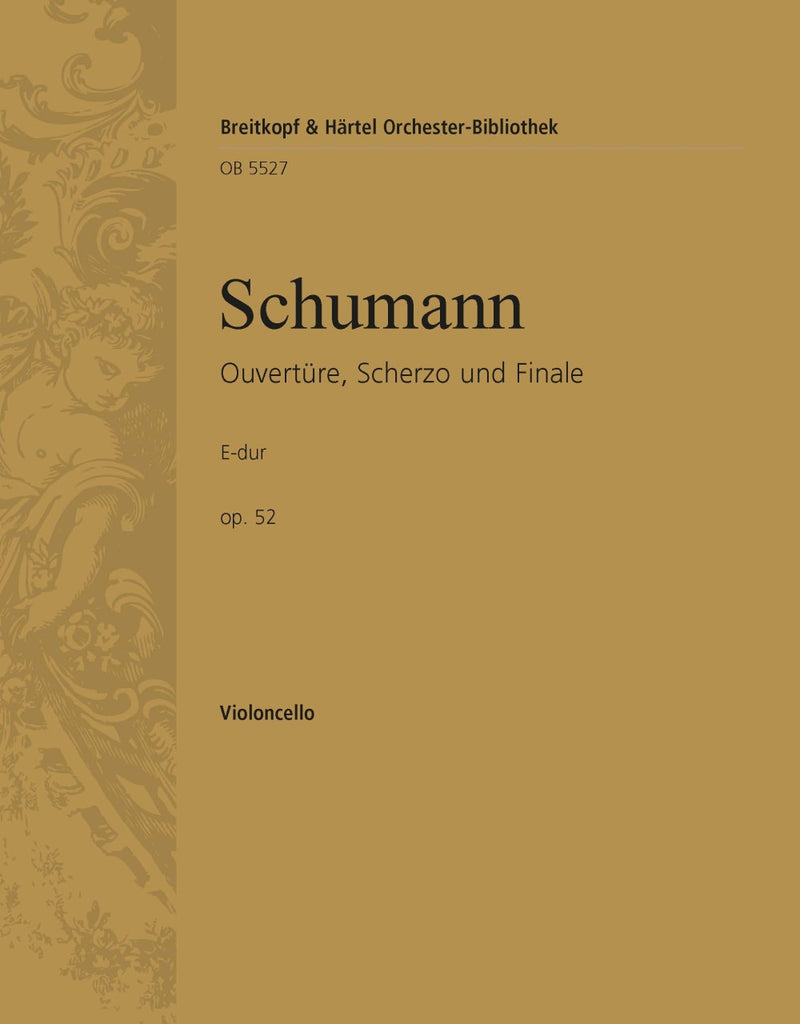 Overture, Scherzo and Finale in E major Op. 52 [violoncello part]