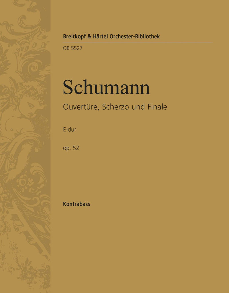 Overture, Scherzo and Finale in E major Op. 52 [double bass part]