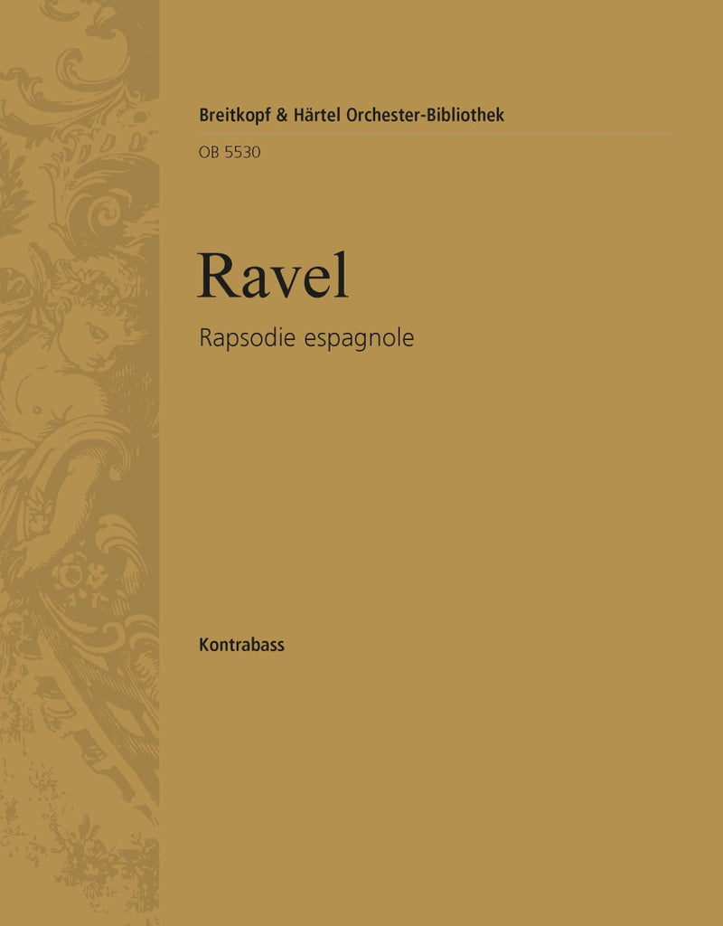 Rapsodie espagnole [double bass part]