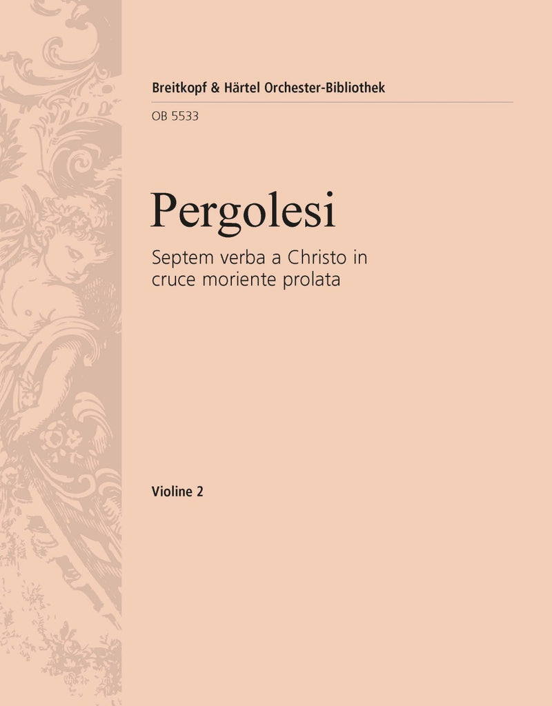 Septem verba a Christo in cruce moriente prolata [violin 2 part]