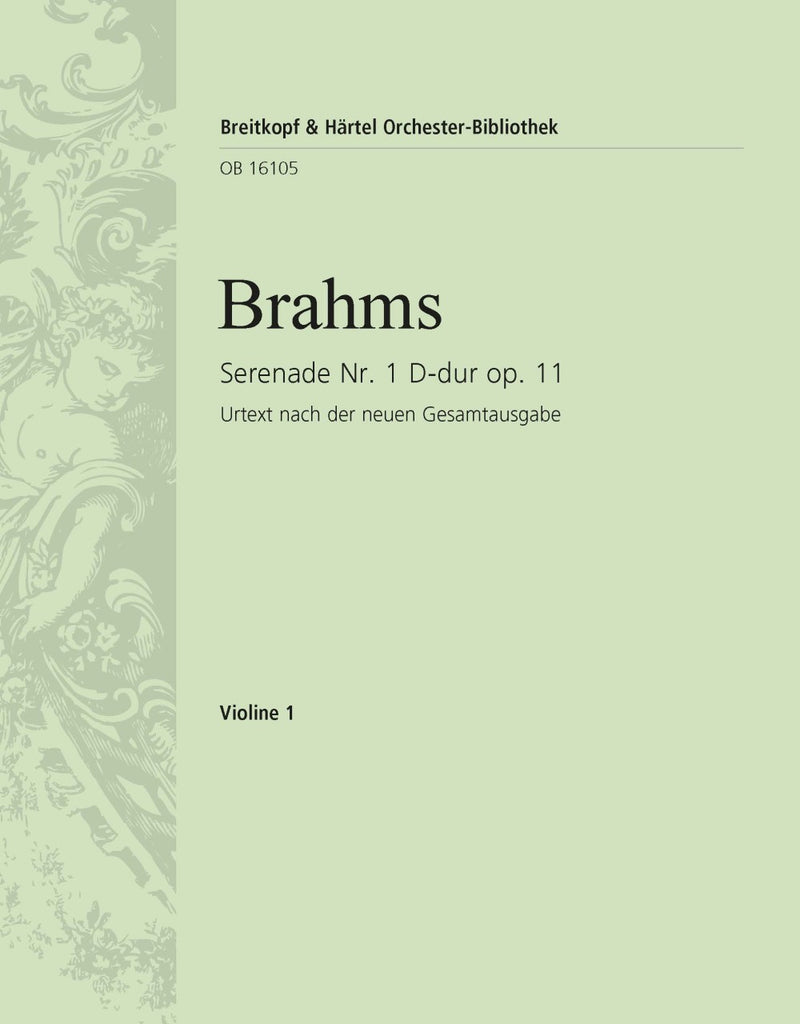 Serenade No. 1 in D major Op. 11 [violin 1 part]