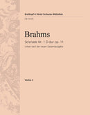 Serenade No. 1 in D major Op. 11 [violin 2 part]