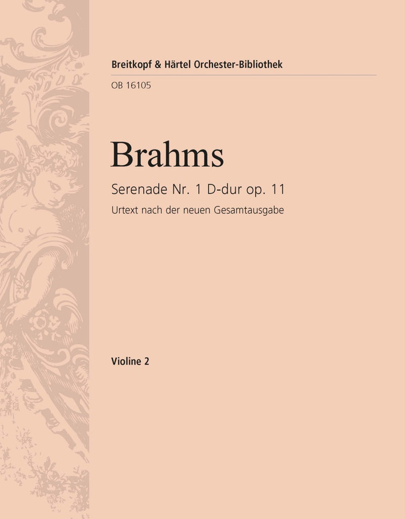 Serenade No. 1 in D major Op. 11 [violin 2 part]