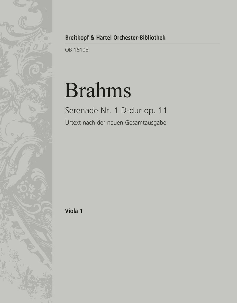 Serenade No. 1 in D major Op. 11 [viola part]
