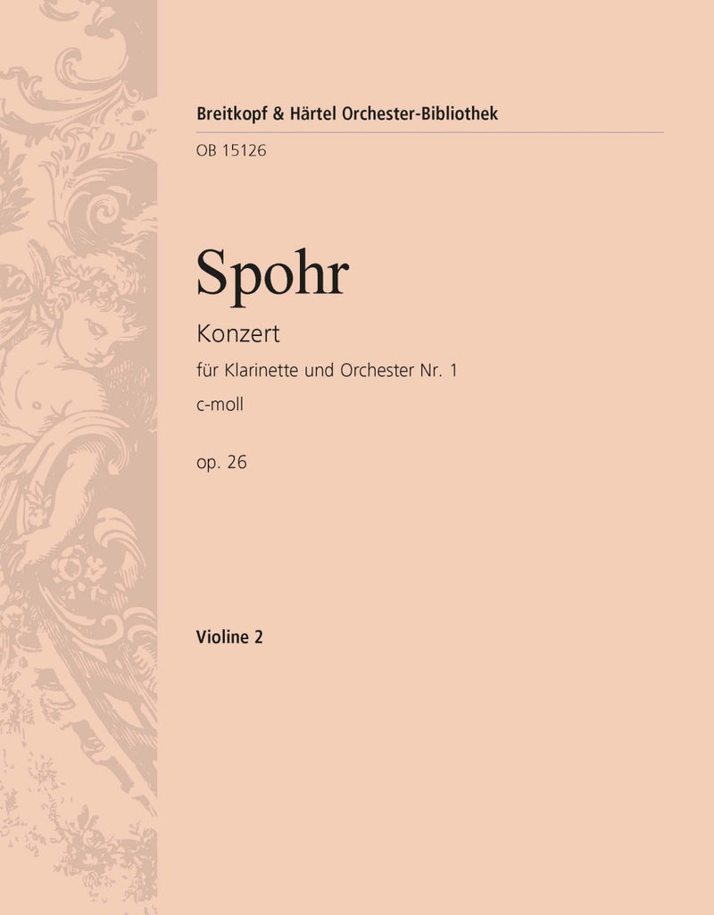 Clarinet Concerto No. 1 in C minor op. 26 [violin 2 part]