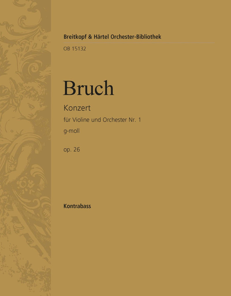 Violin Concerto No. 1 in G minor Op. 26 [double bass part]