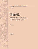 Music for String Instruments, Percussion and Celesta BB 114 [violin 4 part]