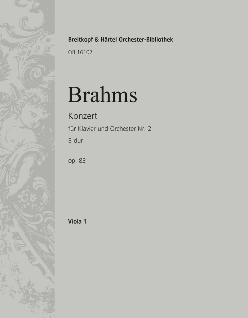 Piano Concerto No. 2 in B flat major Op. 83 [viola part]