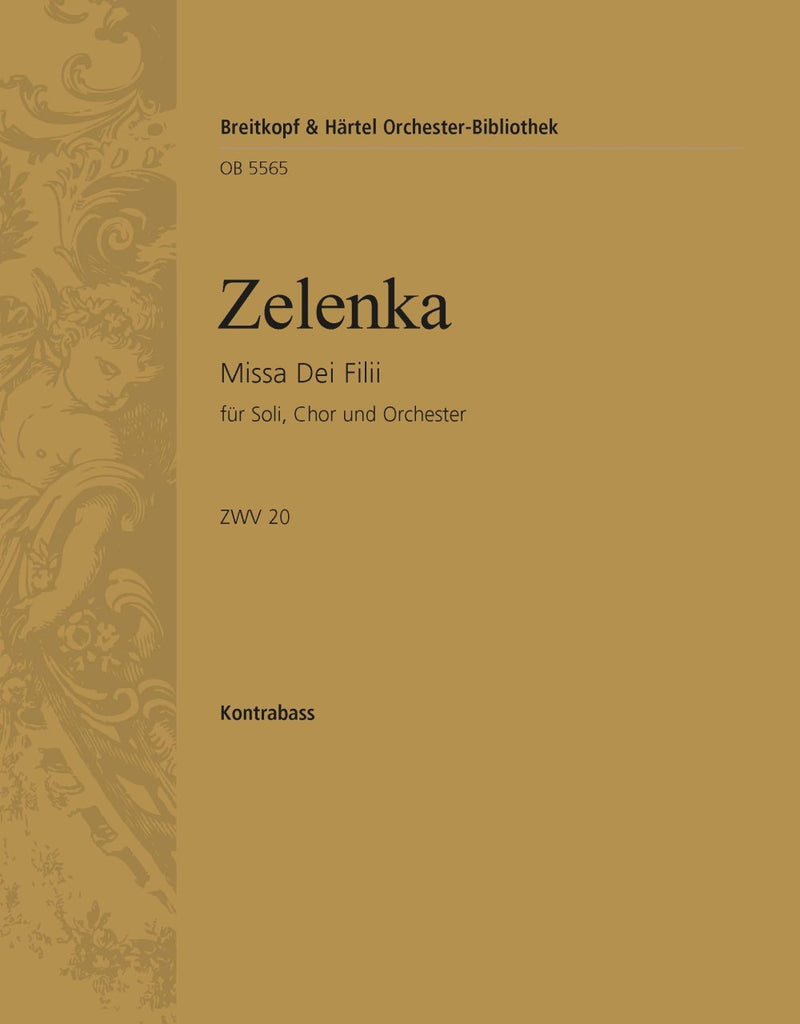 Missa Dei Filii ZWV 20 [double bass part]